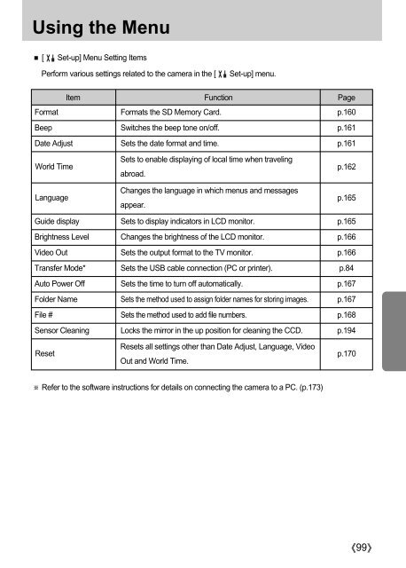 Samsung GX-1L (ER-GX1LZBBA/E1 ) - Manuel de l'utilisateur 4.91 MB, pdf, Anglais