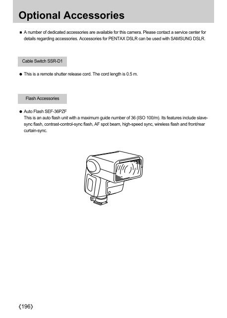 Samsung GX-1L (ER-GX1LZBBA/E1 ) - Manuel de l'utilisateur 4.91 MB, pdf, Anglais