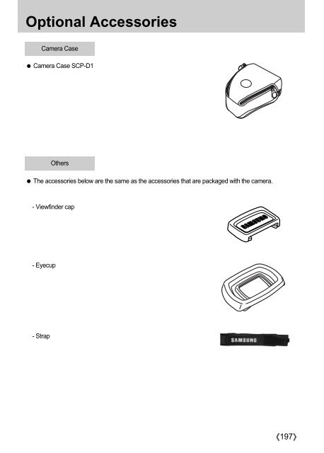 Samsung GX-1L (ER-GX1LZBBA/E1 ) - Manuel de l'utilisateur 4.91 MB, pdf, Anglais