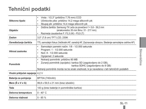 Samsung PL90 (EC-PL90ZZBARE1 ) - Guide rapide 15.47 MB, pdf, Anglais, BULGARE, CROATE, TCH&Egrave;QUE, Fran&ccedil;ais, ALLEMAND, Grec, HONGROIS, Italien, POLONAIS, Roumain, SERBE, SLOVAQUE, SLOV&Egrave;NE