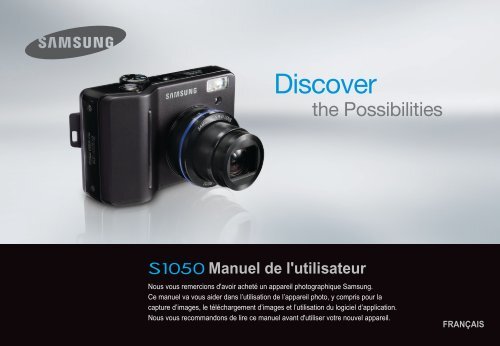 Samsung S1050 (EC-S1050BBA/FR ) - Manuel de l'utilisateur 8.65 MB, pdf, Fran&ccedil;ais
