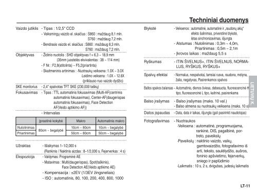 Samsung S760 (EC-S760B01KFR ) - Guide rapide 10.75 MB, pdf, Anglais, Estonien, Llettonie, Lituanien, RUSSIE