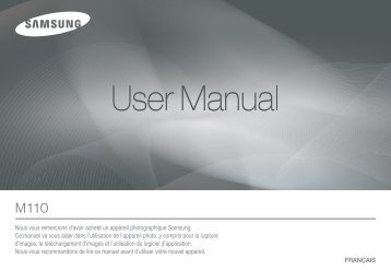 Samsung M110 (EC-M110ZSBB/FR ) - Manuel de l'utilisateur 9.65 MB, pdf, FranÃ§ais