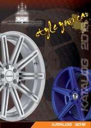 Felgenkatalog Autohaus Wernigerode 2016