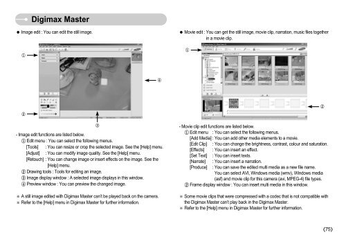Samsung DIGIMAX S800 (EC-S800ZBBA/E1 ) - Manuel de l'utilisateur 8.43 MB, pdf, Anglais