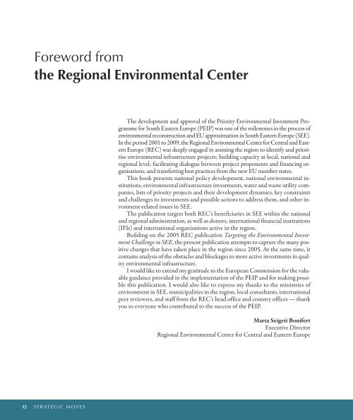 Strategic Moves - Regional Environmental Center for Central and ...