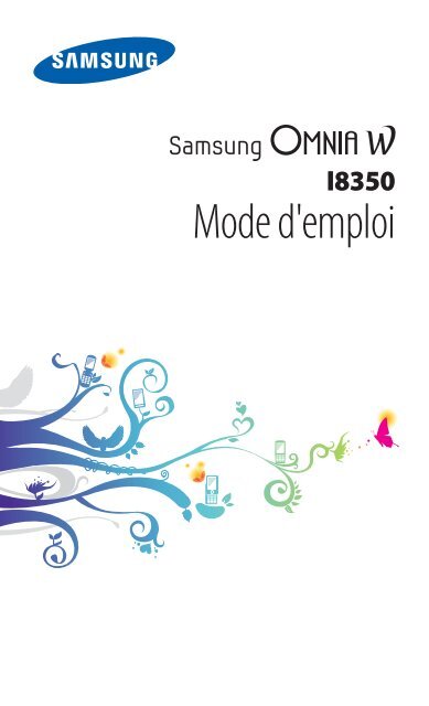 Samsung Samsung Omnia W noir - Open market (GT-I8350HKAXEF ) - Manuel de l'utilisateur 2.14 MB, pdf, Fran&ccedil;ais