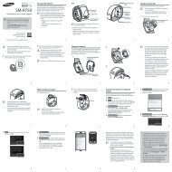 Samsung Gear S Ã©cran Curved Super AMOLED, 4 Go - SM-R750 (SM-R7500ZKAXEF ) - Quick Start Guide 3.8 MB, pdf, FranÃ§ais