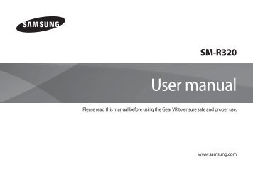 Samsung Gear VR pour Galaxy Note 4 - SM-R320 (SM-R320NPWAXEF ) - Manuel de l'utilisateur 0.01MB, pdf, Anglais