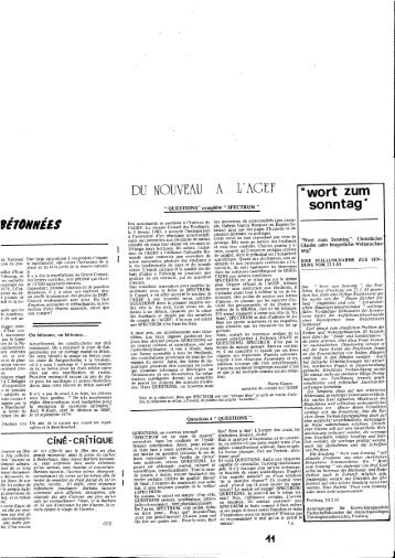 SPECTRUM 1983 / Spécial "Question"