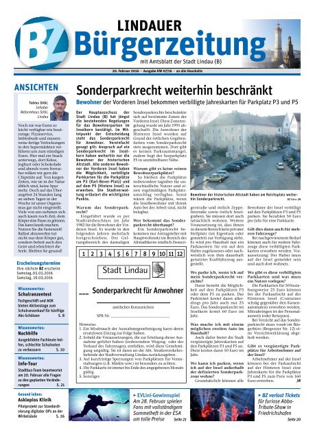 20.02.2016 Lindauer Bürgerzeitung