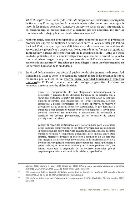 Situación de derechos humanos en Honduras