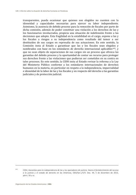 Situación de derechos humanos en Honduras