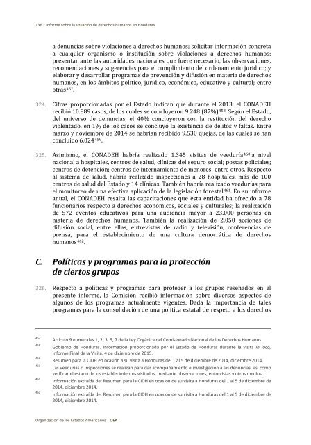 Situación de derechos humanos en Honduras