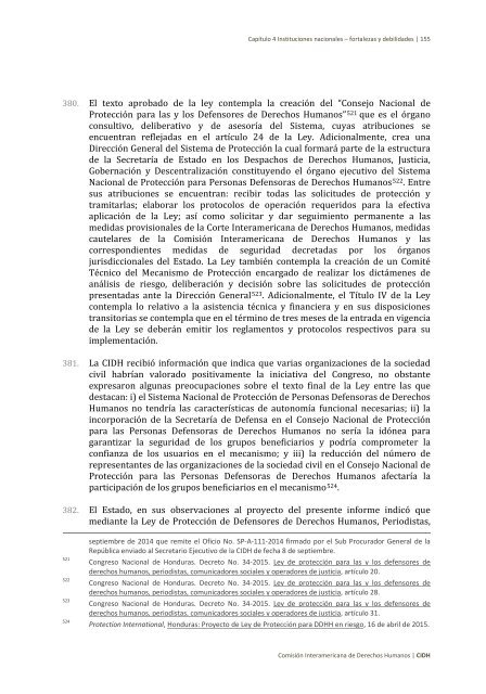 Situación de derechos humanos en Honduras