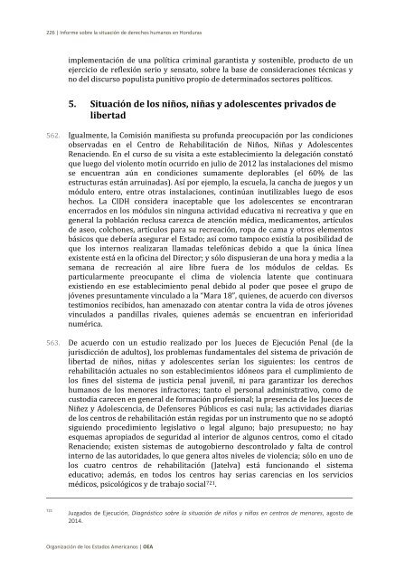 Situación de derechos humanos en Honduras