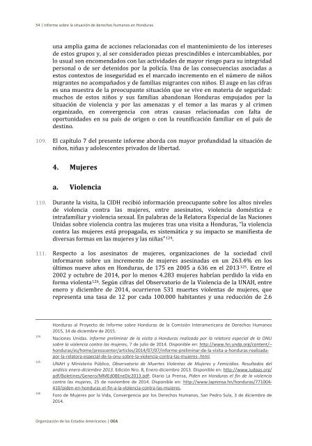 Situación de derechos humanos en Honduras