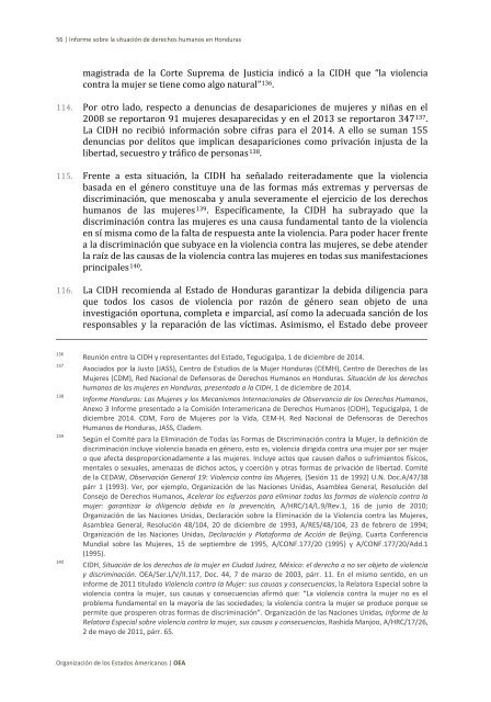 Situación de derechos humanos en Honduras