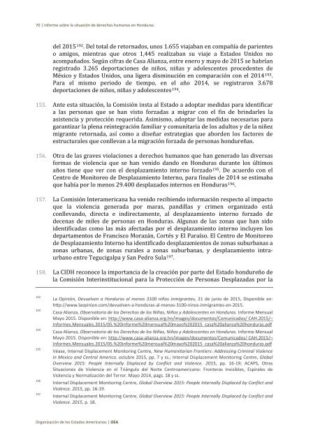 Situación de derechos humanos en Honduras