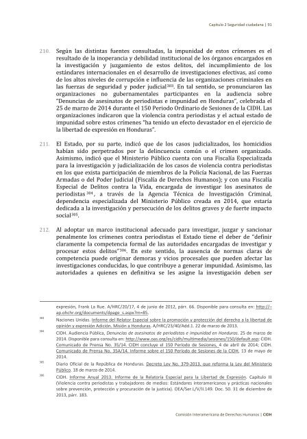 Situación de derechos humanos en Honduras