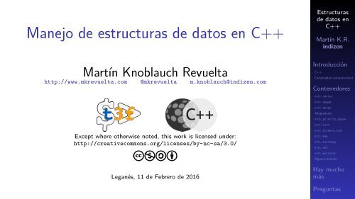 Manejo de estructuras de datos en C++