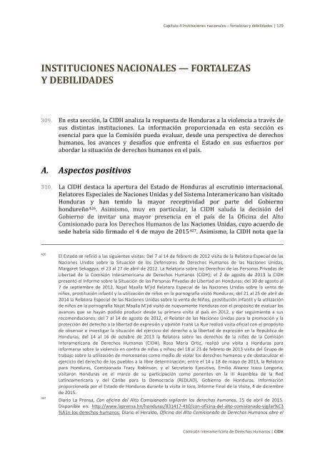 Situación de derechos humanos en Honduras