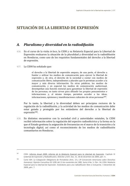 Situación de derechos humanos en Honduras