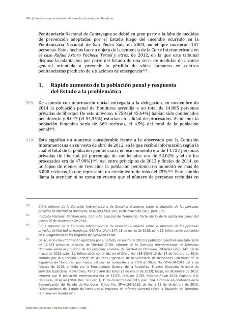 Situación de derechos humanos en Honduras