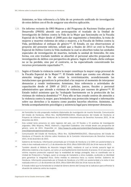 Situación de derechos humanos en Honduras