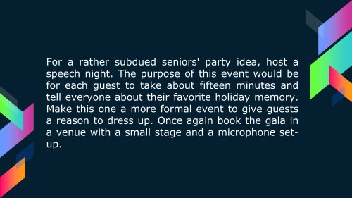 Interesting Party Ideas for Seniors By Home Care Assistance Phoenix