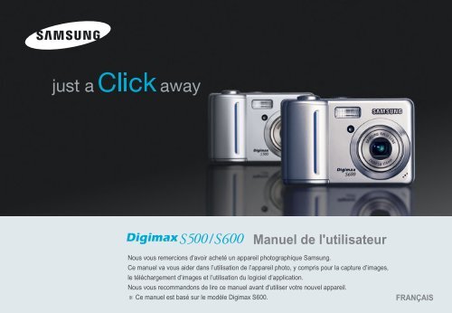 Samsung DIGIMAX CYBER 530 (EC-S500ZSBC/FR ) - Manuel de l'utilisateur 7.42 MB, pdf, Fran&ccedil;ais