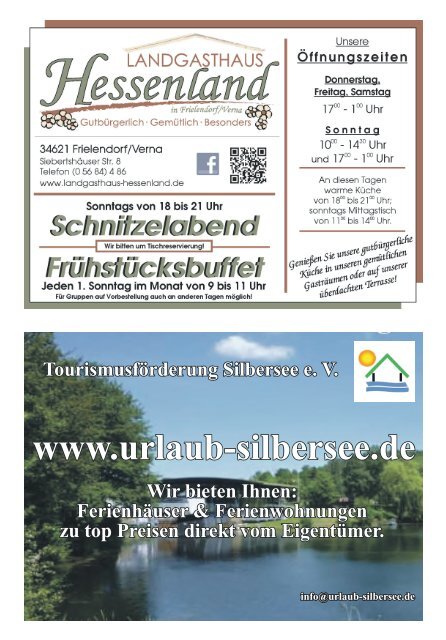 FrielendorfAktiv magazin Gewerbe & Tourismus (1/2016)