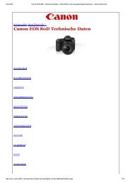 Datenblatt: Canon EOS 80D