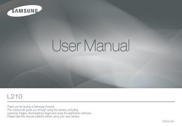 Samsung L210 (EC-L210B01KFR ) - Manuel de l'utilisateur 7.83 MB, pdf, Anglais