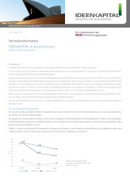 Vertriebsinformation. IDEENKAPITAL IK Australia Core+