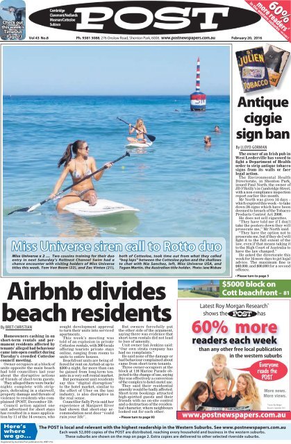 Airbnb divides beach residents
