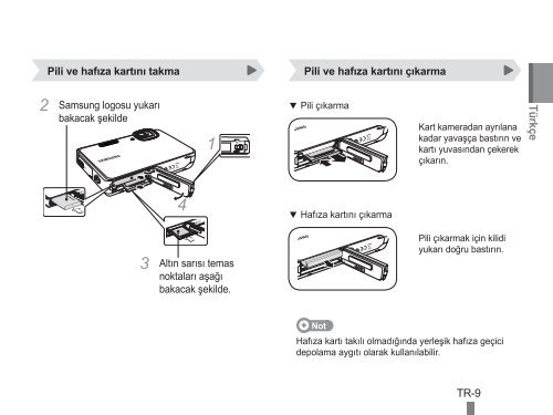 Samsung ST61 (EC-ST61ZZBPBE1 ) - Guide rapide 3.6 MB, pdf, Anglais, TURQUE