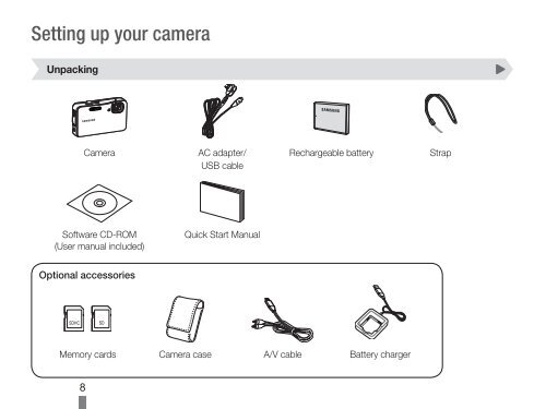 Samsung ST61 (EC-ST61ZZBPBE1 ) - Guide rapide 3.6 MB, pdf, Anglais, TURQUE