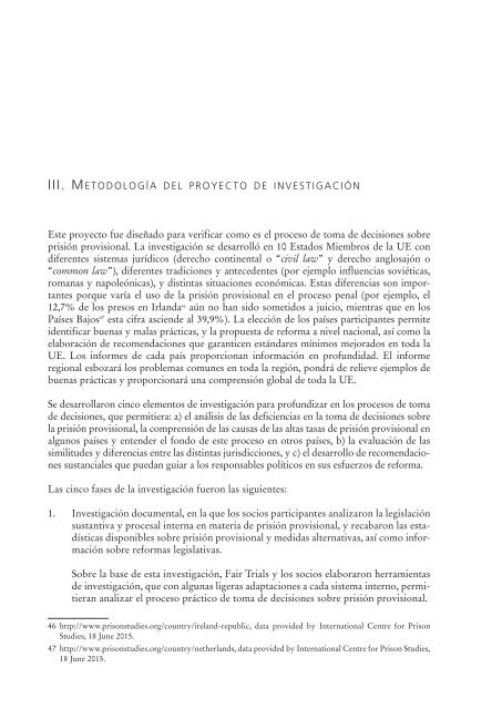 LA PRÁCTICA DE LA PRISIÓN PROVISIONAL EN ESPAÑA