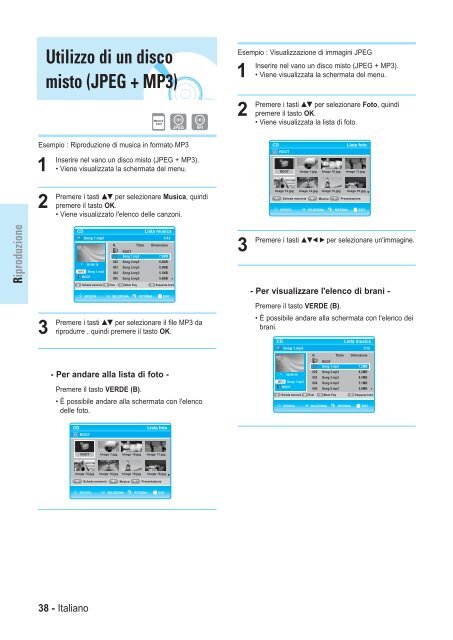 Samsung BD-P1000 (BD-P1000/XEL ) - Manuel de l'utilisateur 5.55 MB, pdf, Fran&ccedil;ais, ALLEMAND, Italien