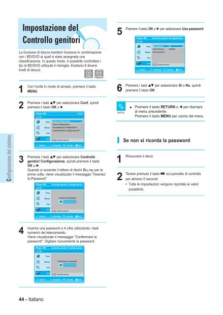 Samsung BD-P1000 (BD-P1000/XEL ) - Manuel de l'utilisateur 5.55 MB, pdf, Fran&ccedil;ais, ALLEMAND, Italien