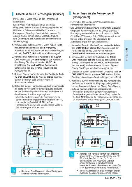 Samsung BD-P1000 (BD-P1000/XEL ) - Manuel de l'utilisateur 5.55 MB, pdf, Fran&ccedil;ais, ALLEMAND, Italien