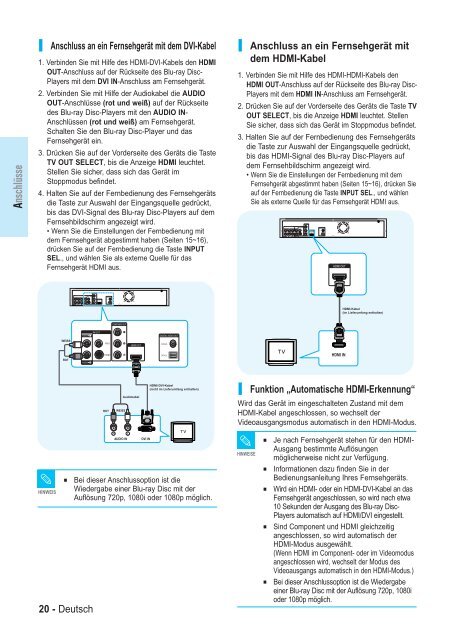 Samsung BD-P1000 (BD-P1000/XEL ) - Manuel de l'utilisateur 5.55 MB, pdf, Fran&ccedil;ais, ALLEMAND, Italien