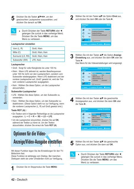 Samsung BD-P1000 (BD-P1000/XEL ) - Manuel de l'utilisateur 5.55 MB, pdf, Fran&ccedil;ais, ALLEMAND, Italien