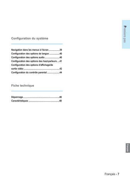 Samsung BD-P1000 (BD-P1000/XEL ) - Manuel de l'utilisateur 5.55 MB, pdf, Fran&ccedil;ais, ALLEMAND, Italien