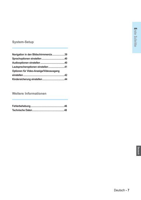 Samsung BD-P1000 (BD-P1000/XEL ) - Manuel de l'utilisateur 5.55 MB, pdf, Fran&ccedil;ais, ALLEMAND, Italien