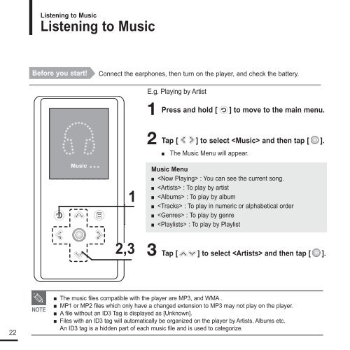 Samsung YP-K3JZB (YP-K3JZB/XEF ) - Manuel de l'utilisateur 0.94 MB, pdf, Anglais