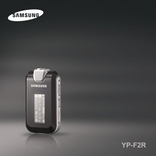 Samsung YP-F2RZW (YP-F2RZW/ELS ) - Manuel de l'utilisateur 2.96 MB, pdf, Anglais