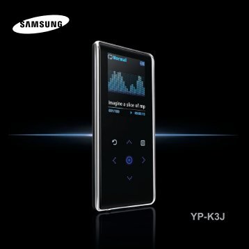 Samsung YP-K3JAB (YP-K3JAB/XEF ) - Manuel de l'utilisateur 0.91 MB, pdf, FranÃ§ais