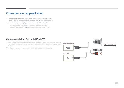 Samsung Mur d'images 46&quot; - 500 cd/m&sup2; - UD46E-C (LH46UDECLBB/EN ) - Manuel de l'utilisateur 0.01MB, pdf, Fran&ccedil;ais